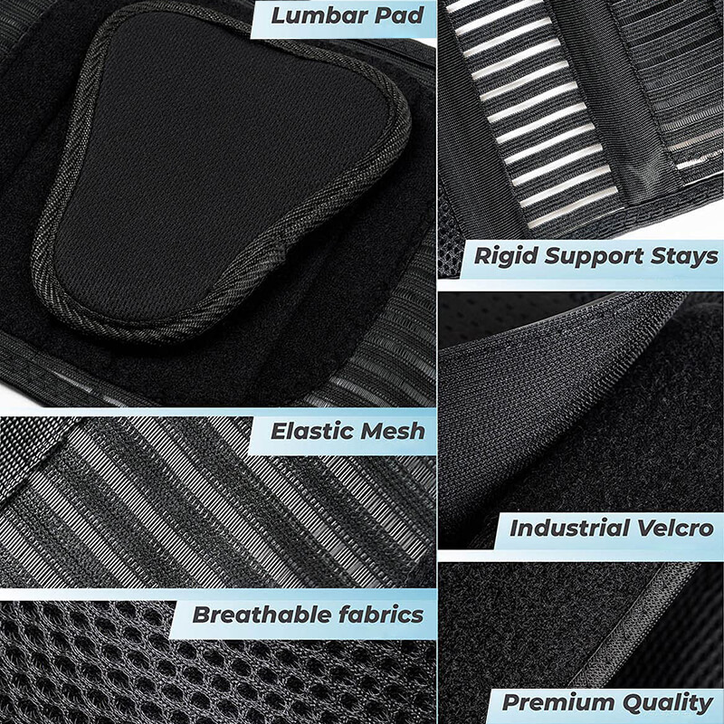 Lumbar support belt with removable pad – www.bracecn.com