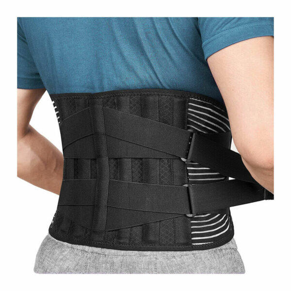 Lumbar lower back support belt