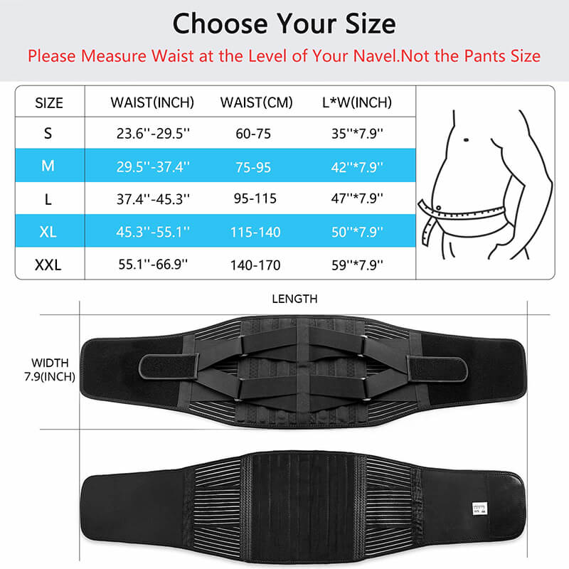 Lumbar lower back support belt – www.bracecn.com