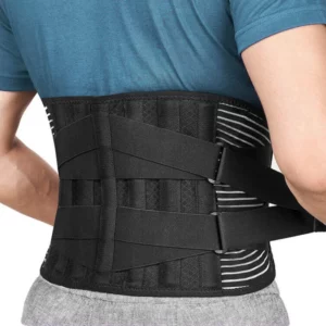 Lumbar back waist hip support belt brace