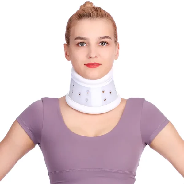 Adjustable PVC rigid plastic cervical collar