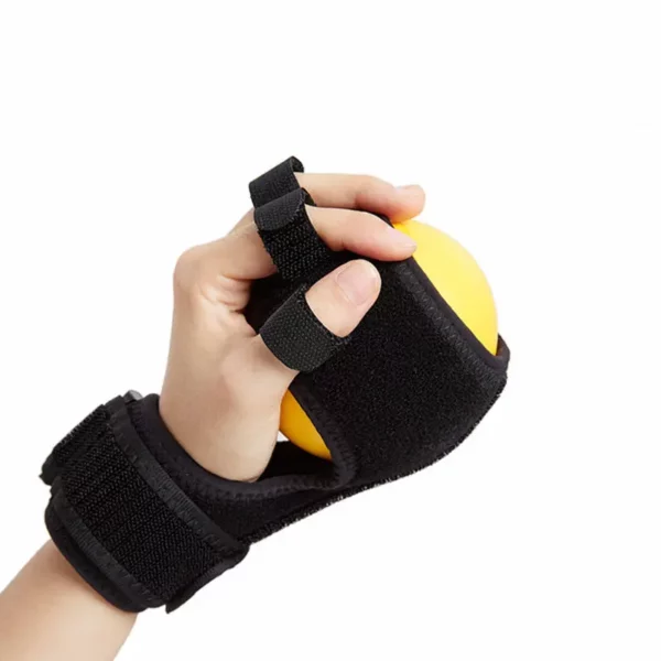 Finger Orthosis Grip Stretcher Training Rehabilitation Device Anti-Spasticity Hand Exercise Ball Splint Equipment for Spastic Cramps